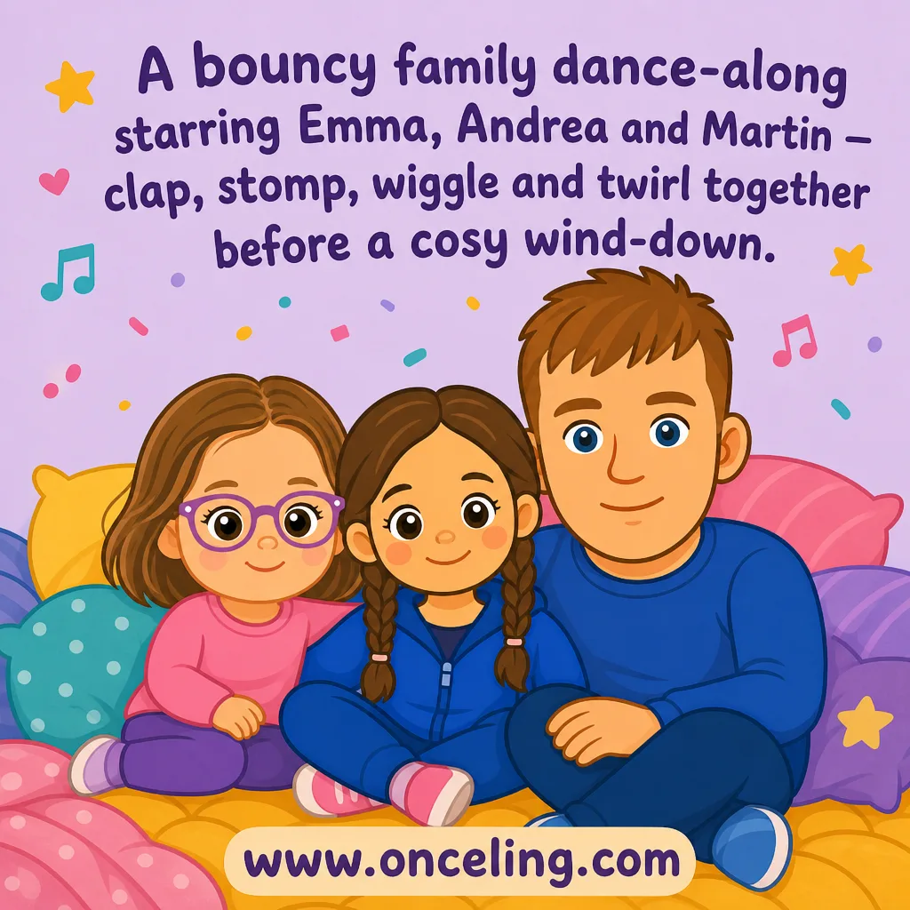 Example back cover of “Clap and Dance with Me”