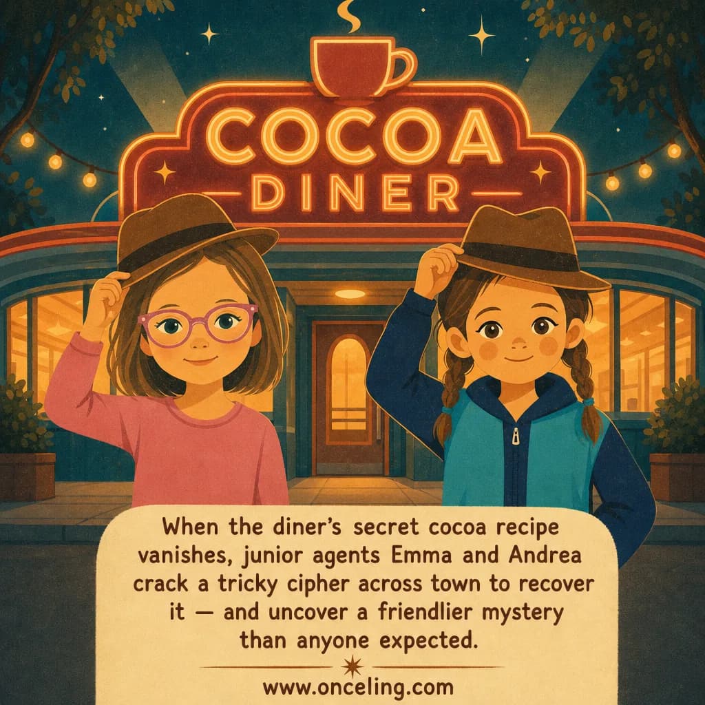 Example back cover of “Code Name: Cocoa”
