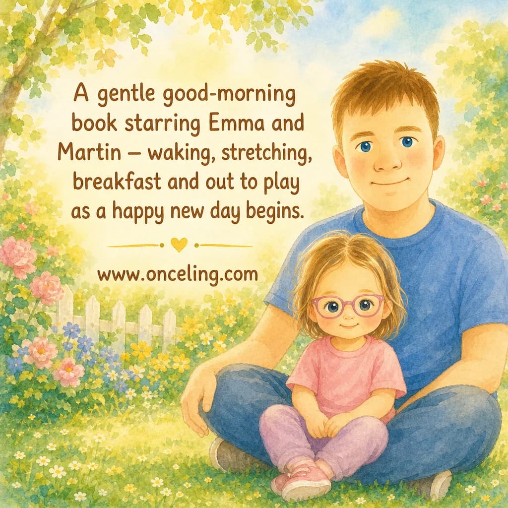 Example back cover of “Good Morning, Little One”