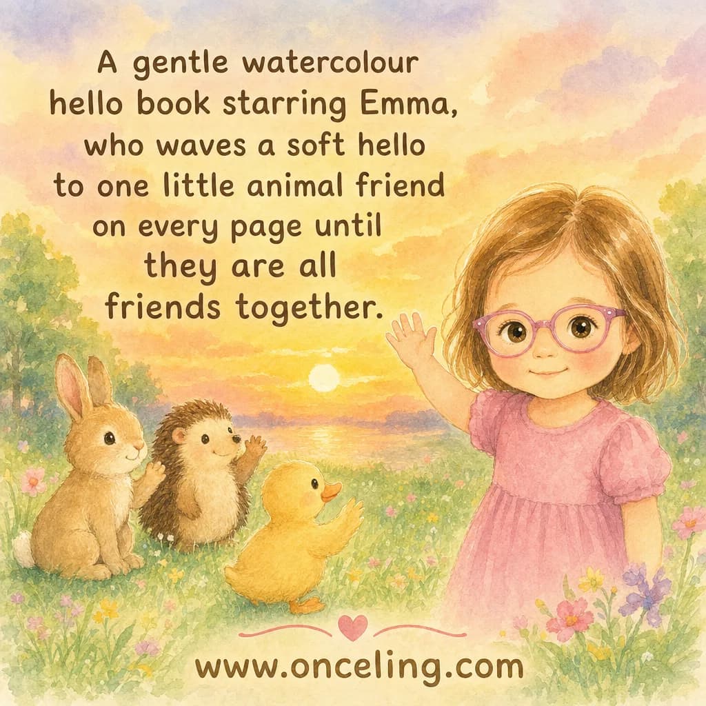 Example back cover of “Hello, Little Animals”