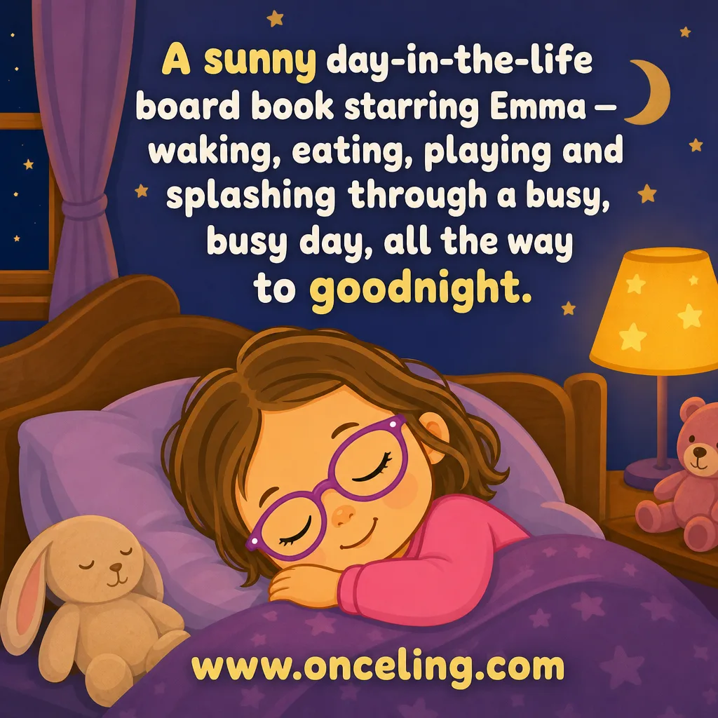 Example back cover of “My Busy, Busy Day”