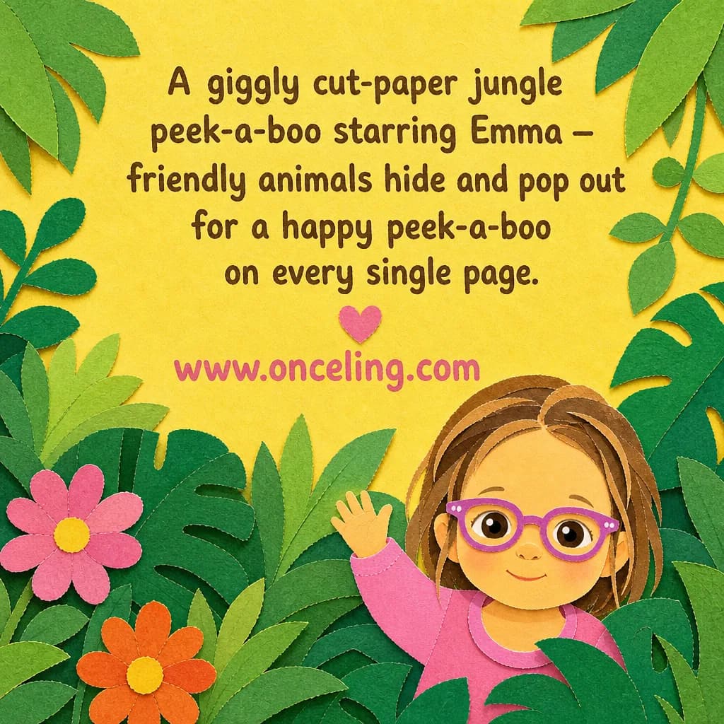 Example back cover of “Peek-a-Boo Jungle”