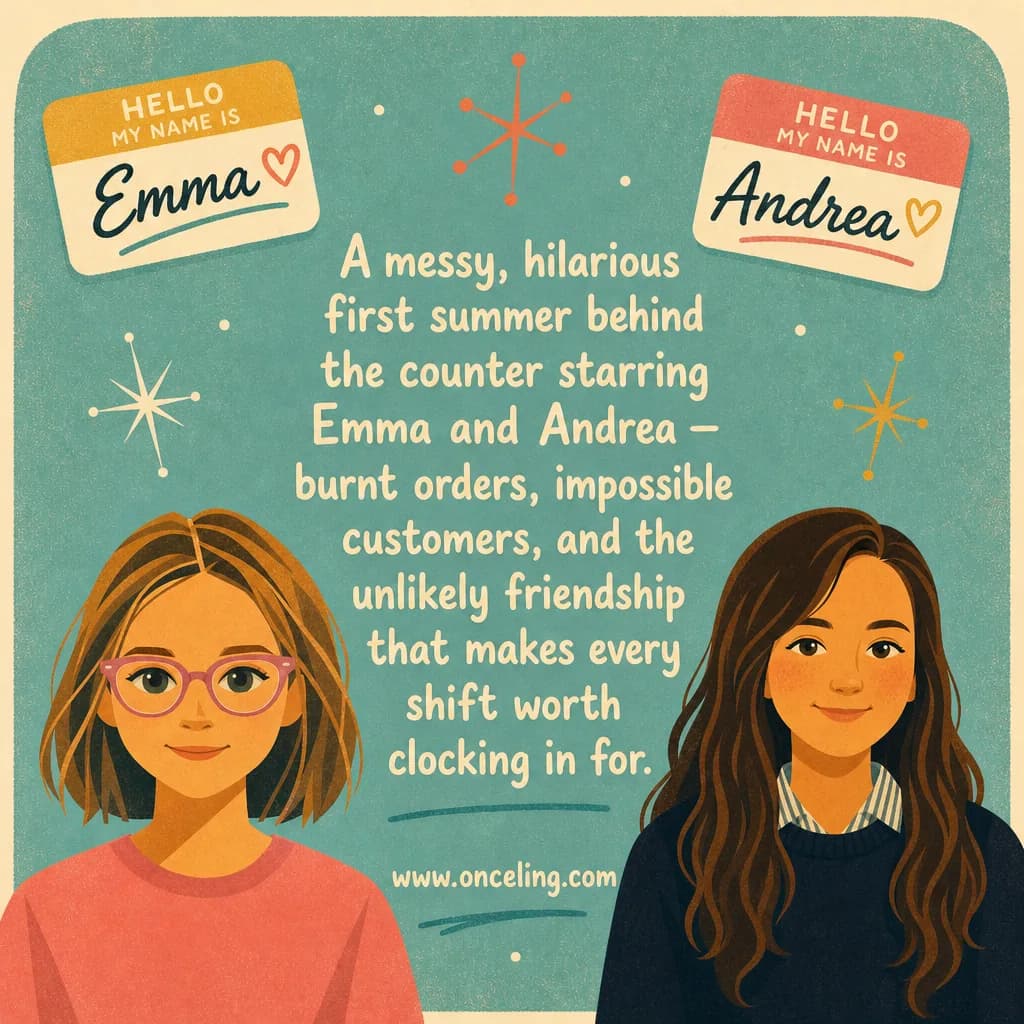 Example back cover of “Summer Job Blues”