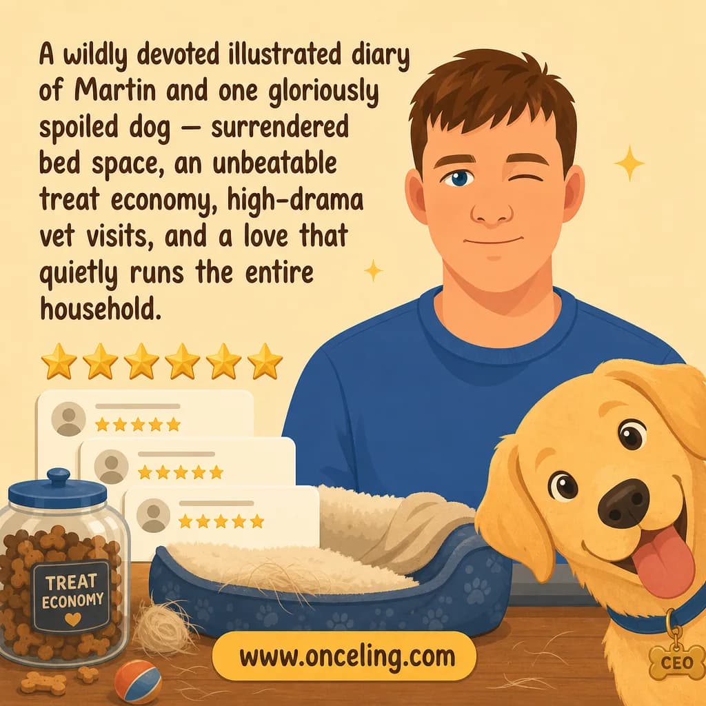 Example back cover of “The Dog Parent Diaries (Illustrated)”