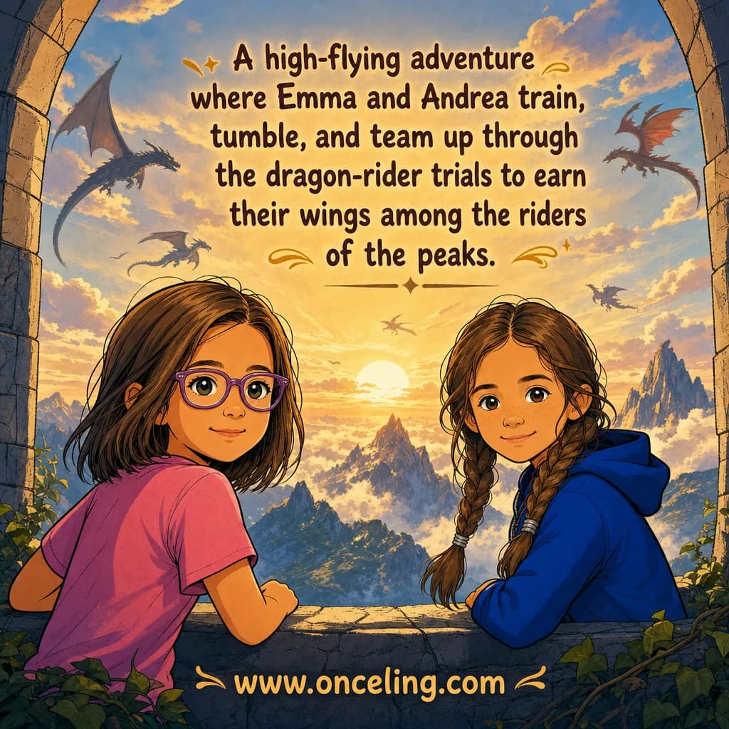 Example back cover of “The Dragon Rider Trials”