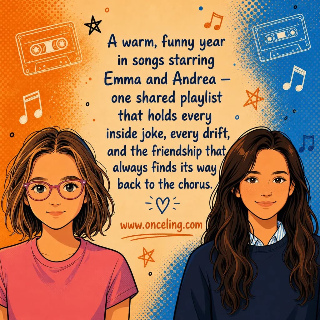 Example back cover of “The Mixtape of Us”