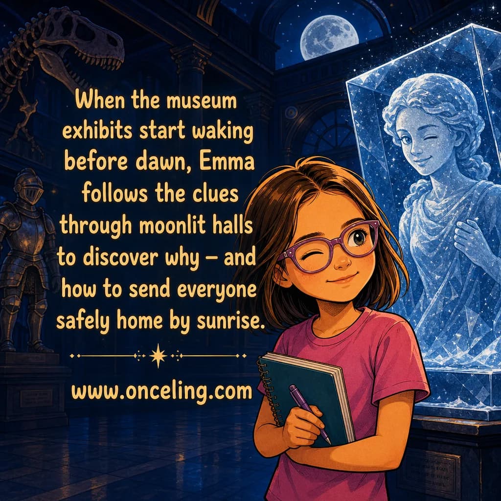 Example back cover of “The Museum After Dark”