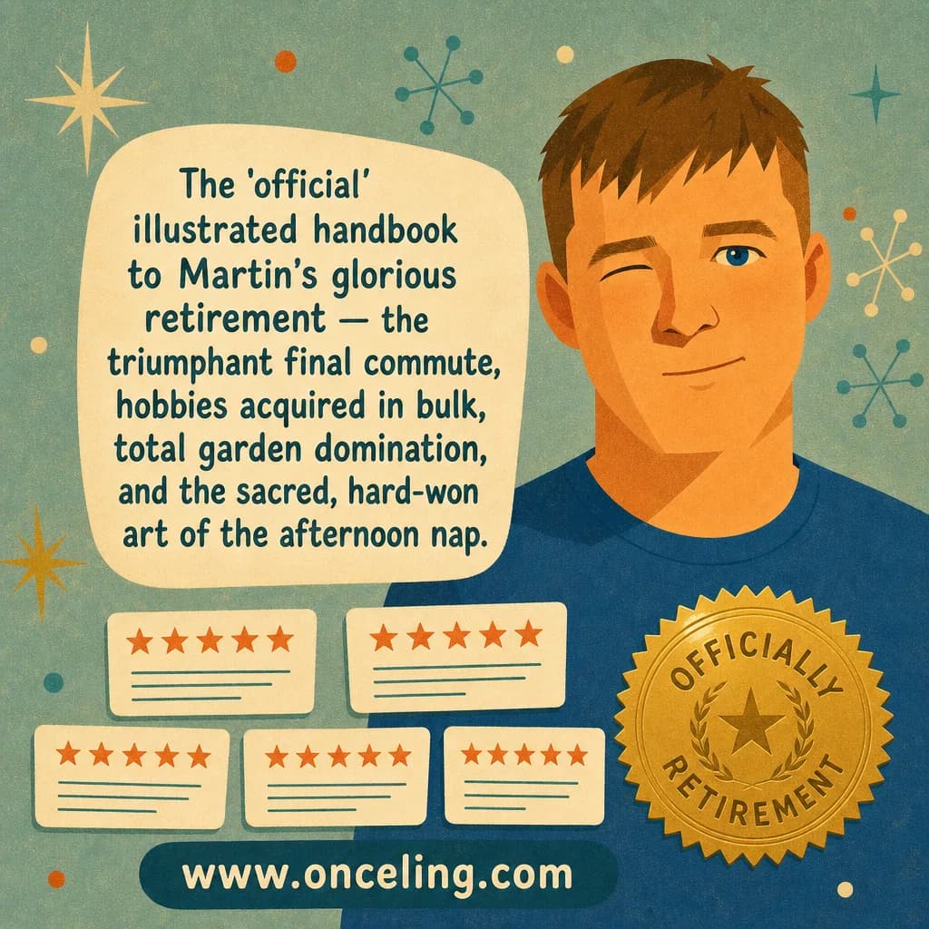 Example back cover of “The Retirement Handbook (Official Illustrated Edition)”