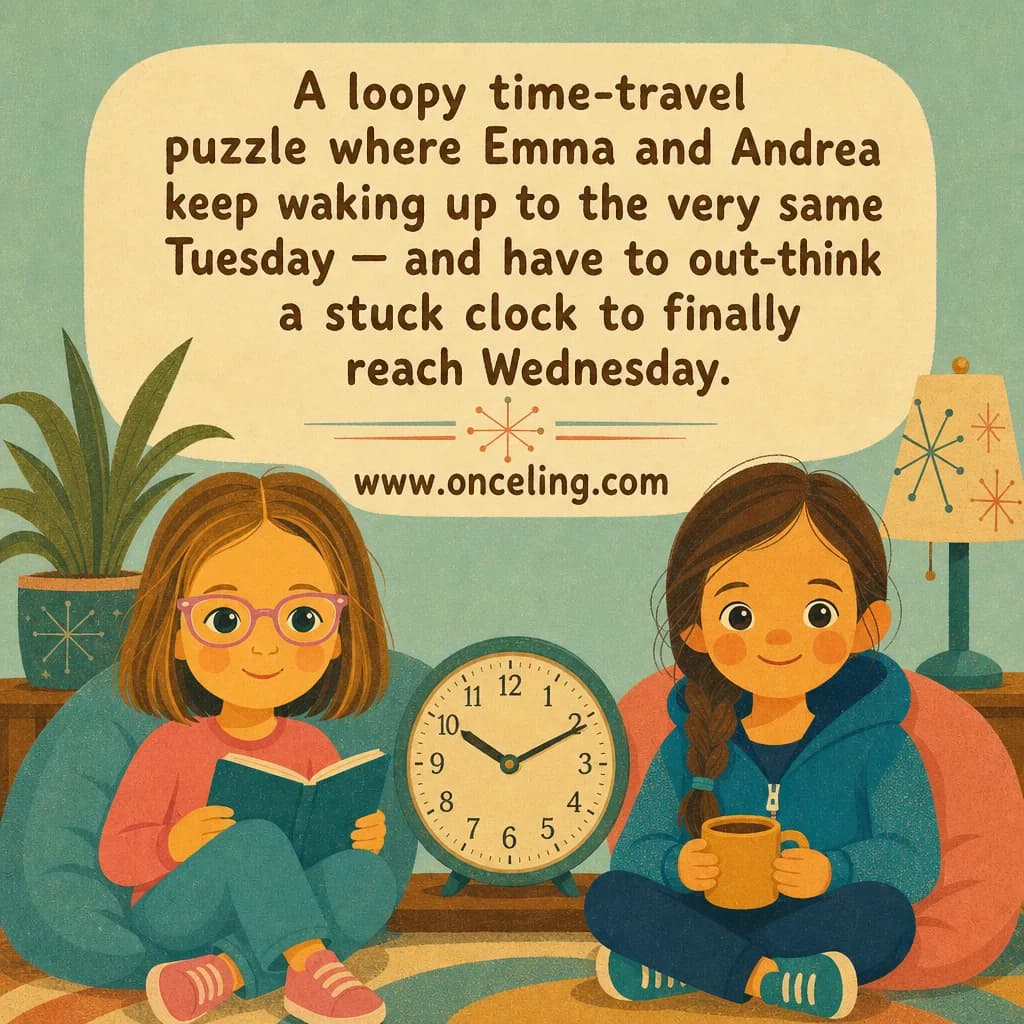 Example back cover of “Time Twisters: Tuesday”