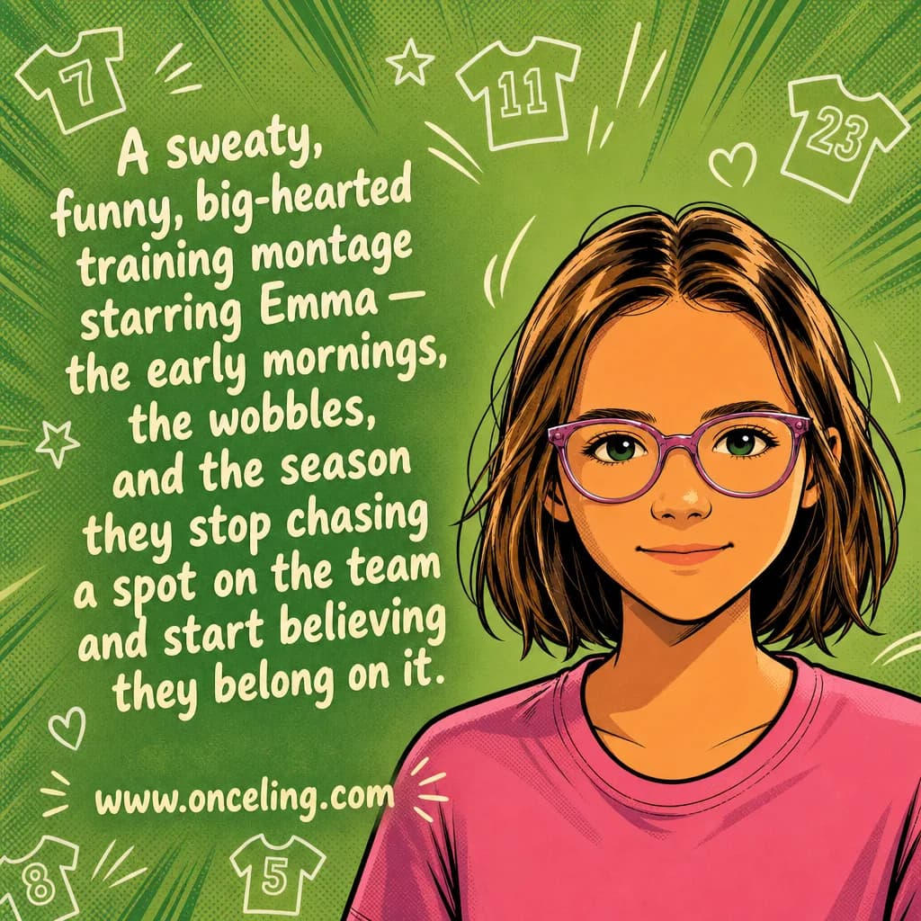 Example back cover of “Tryout Season”