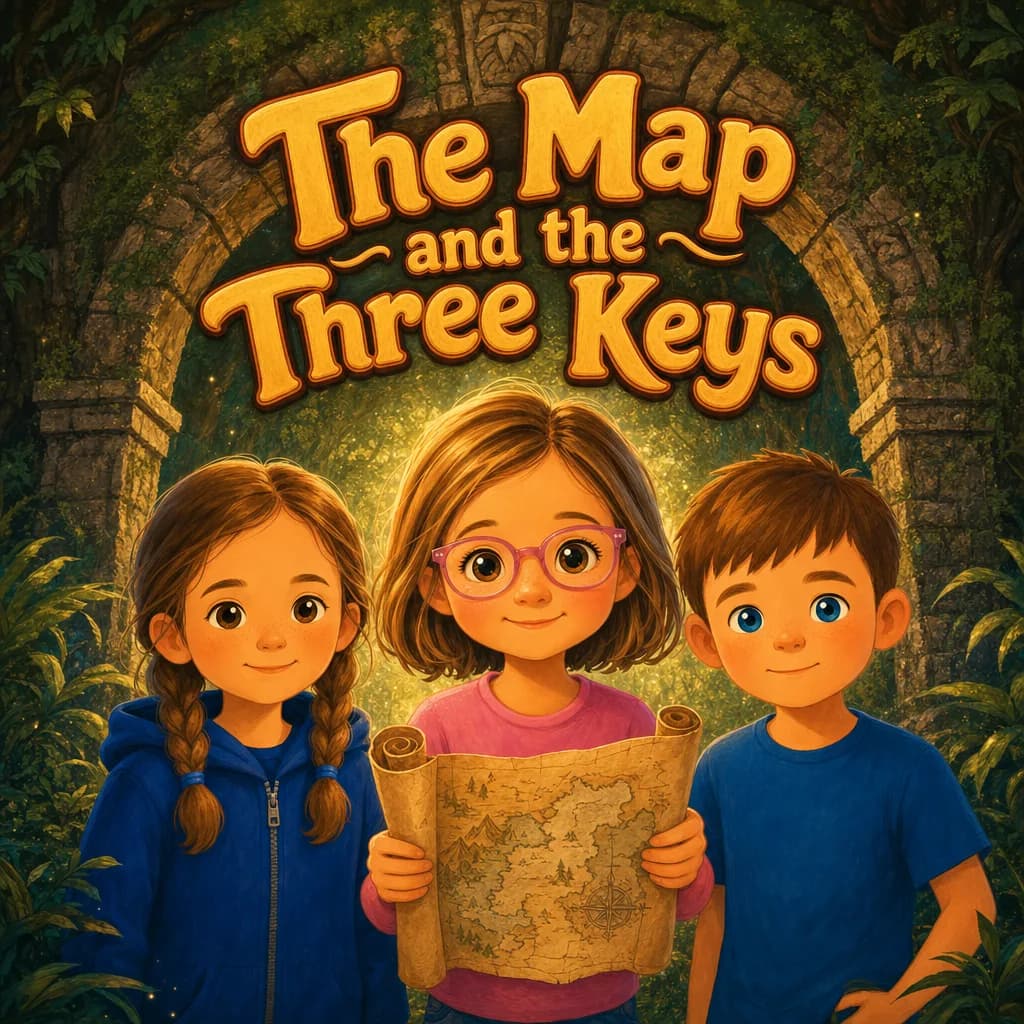Front cover of The Map and the Three Keys